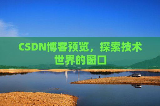 CSDN博客预览,探索技术世界的窗口